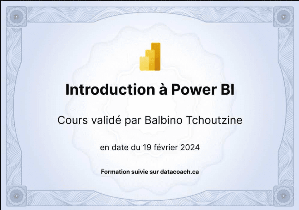 Introduction à Power BI